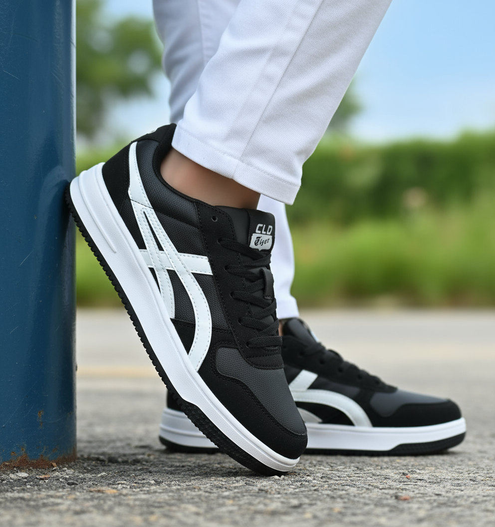 black & white mesh fabric soft comfortable stylish sneaker for men black & white mesh fabric soft comfortable stylish sneaker for men